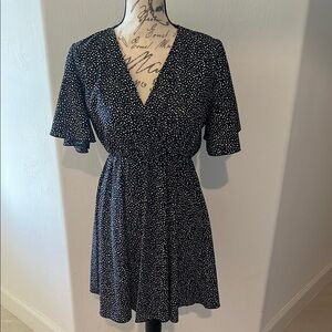 Blue Polka Dot Dress